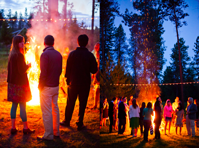 Wedding bonfire