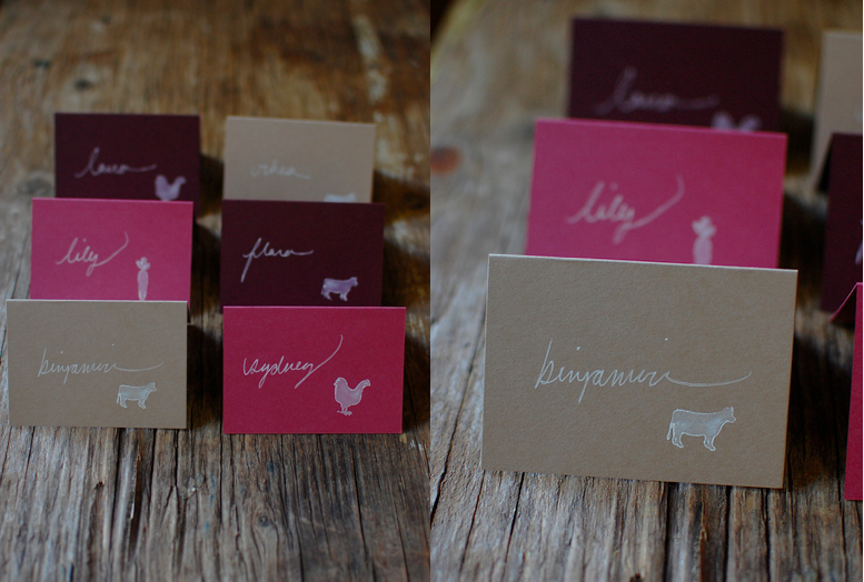 Diy wedding  place cards