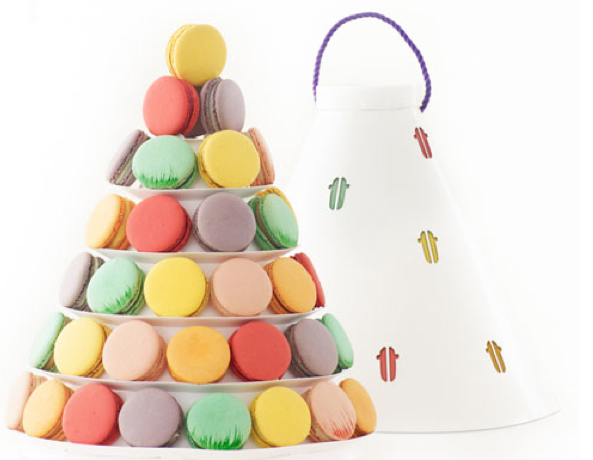 Tower of macarons