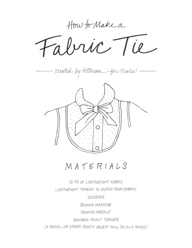 Fabric tie