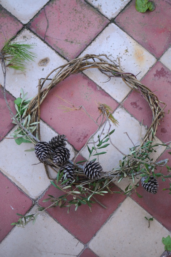 foraged wreath