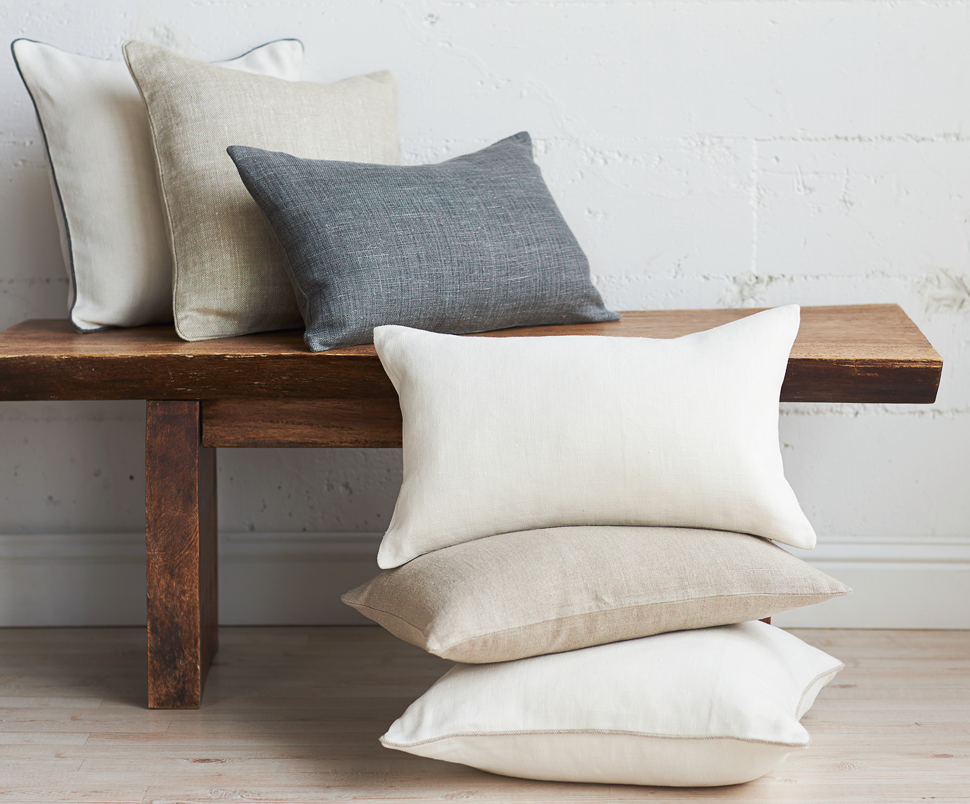 linen pillows