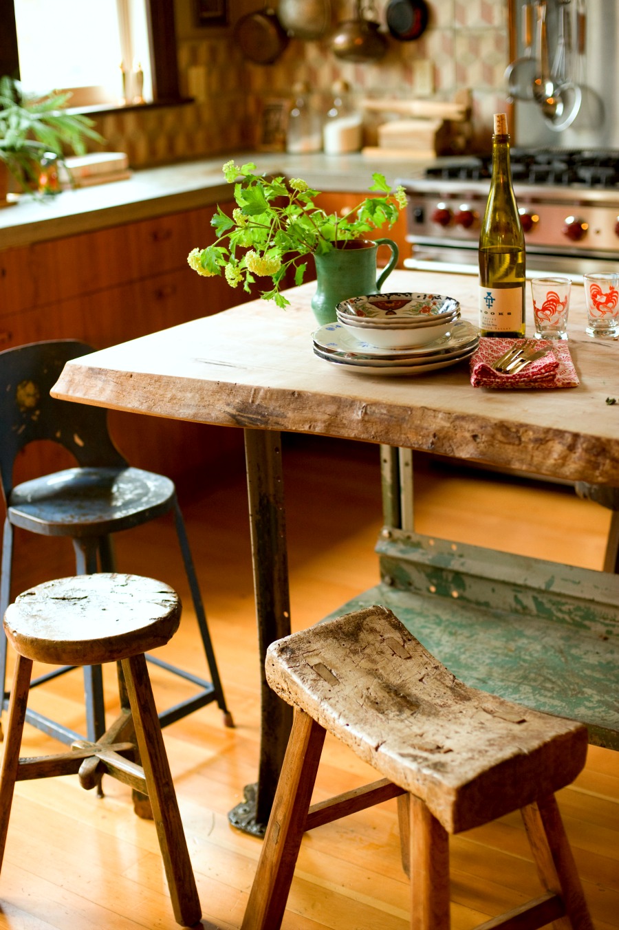 bohemian kitchen